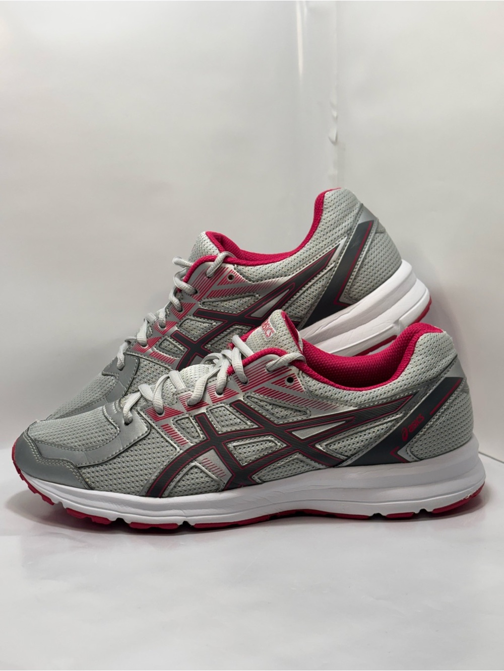 Asics Jolt Running Shoes Women's Size 10 Grey/Pink  T7K9N Athletic Sneakers